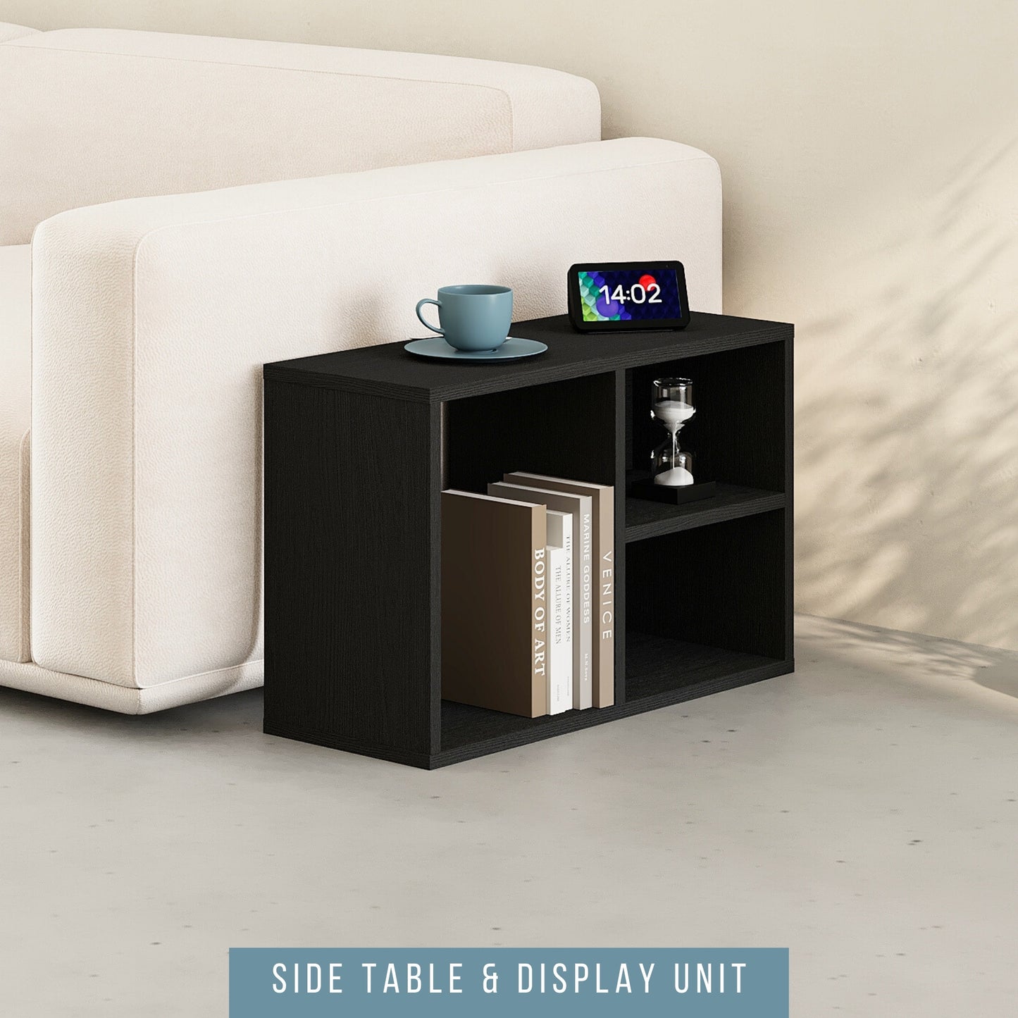 Combayn Modular Large Side Table – Versatile Storage Unit for Living Room or Bedroom, 4 Colour Options