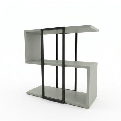 Grelle 56 cm Two-Tier Side Table with Metal Frame — Ash Green