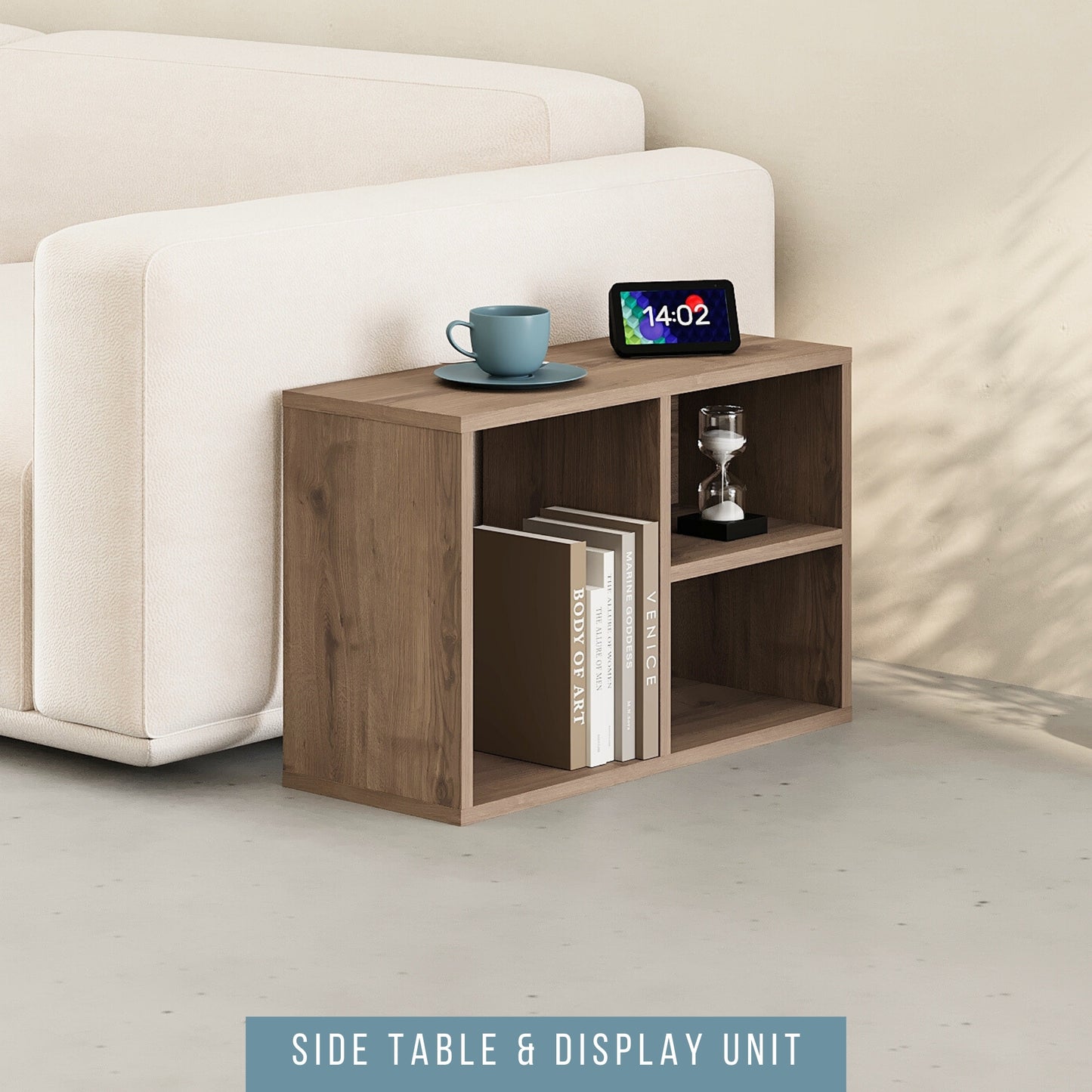 Combayn Modular Large Side Table – Versatile Storage Unit for Living Room or Bedroom, 4 Colour Options