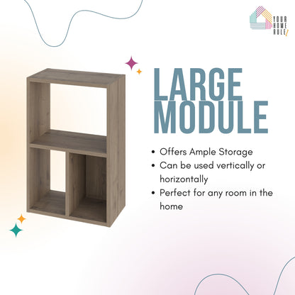 Combayn Modular Large Side Table – Versatile Storage Unit for Living Room or Bedroom, 4 Colour Options