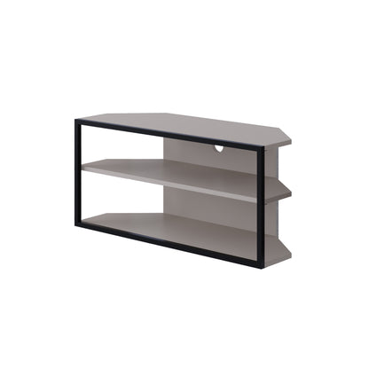 Corner TV Stand for 43 Inch – Ceku Modern Unit with Metal Frame & Shelves