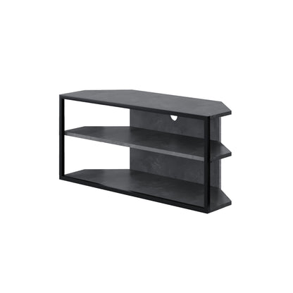 Corner TV Stand for 43 Inch – Ceku Modern Unit with Metal Frame & Shelves
