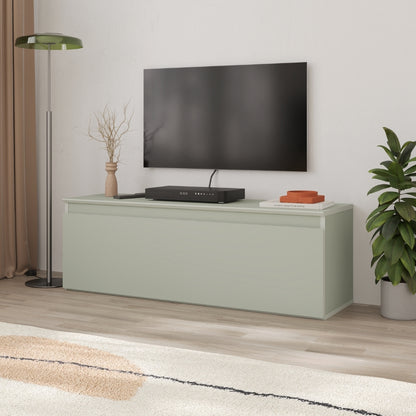 Modern Sunset TV Stand with Drop-Down Door – Compact Lowboard Unit with Hidden Storage, 120 cm