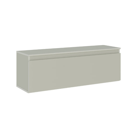 Modern Sunset TV Stand with Drop-Down Door