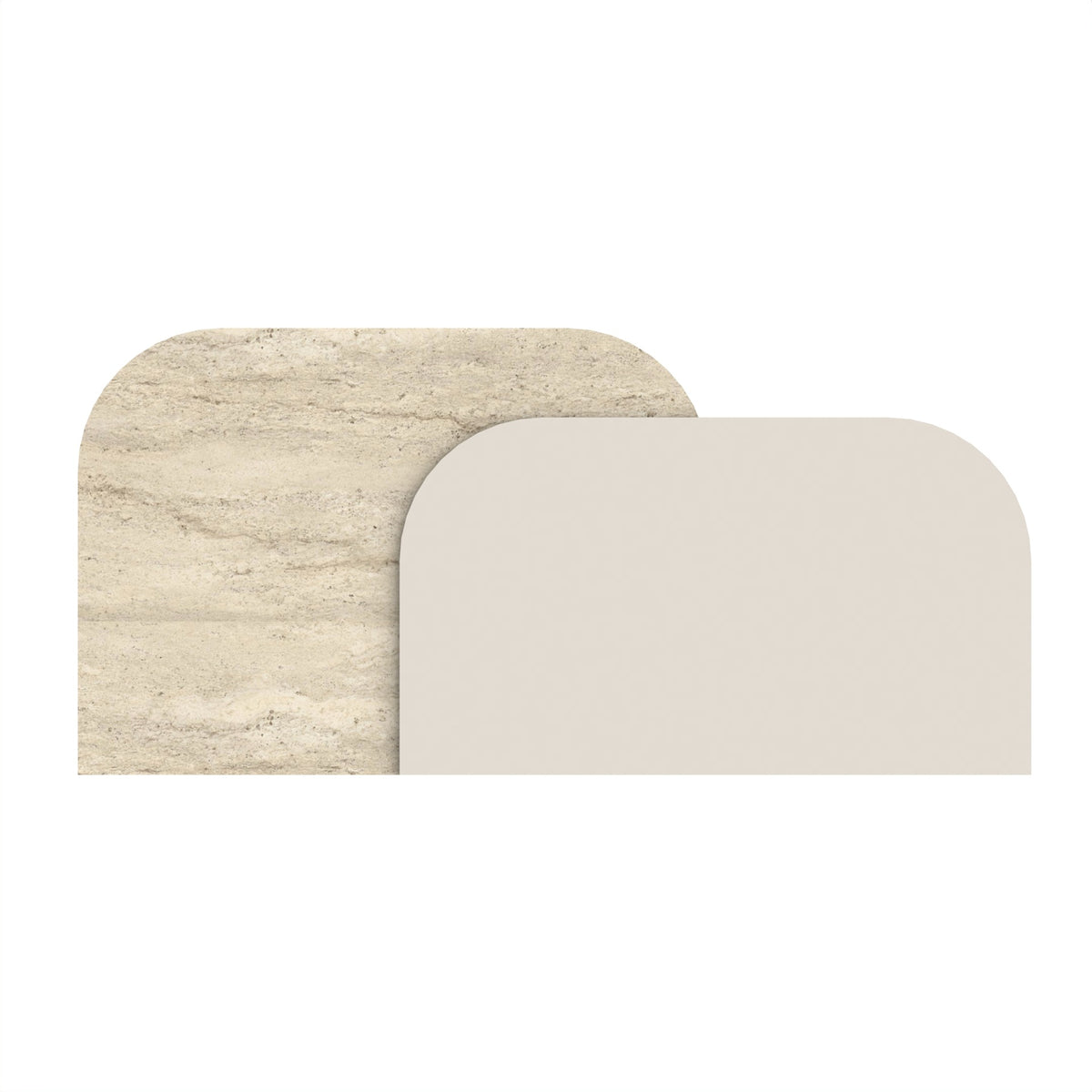 Astrel 160cm Layered Wall-Mounted Headboard for King Size Bed — Travertine, Sandstone, image 4
