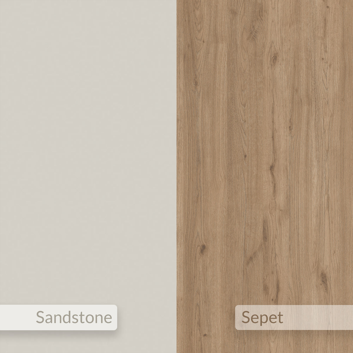 Trunvo 170cm TV Stand with Drop-Down Door and Open Shelves — Sandstone, Natural Oak