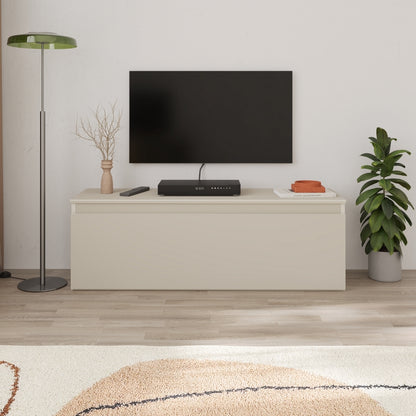 Modern Sunset TV Stand with Drop-Down Door – Compact Lowboard Unit with Hidden Storage, 120 cm