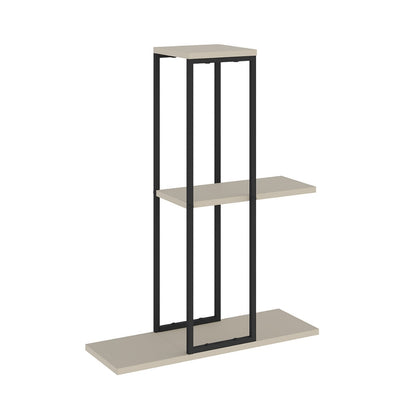 Vetra 3-Tier Plant Stand – Corner or Straight Setup, Stylish Metal Frame in Sage Green, Stone or Beige
