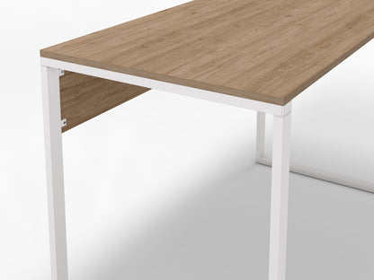 Tollek 100/110 cm Desk with 18 mm Top and Metal Legs — Oak (100 cm), image 4