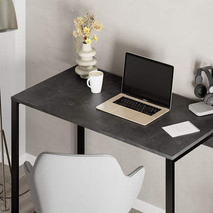 Tollek 100/110 cm Desk with 18 mm Top and Metal Legs — Retro Grey (110 cm), image 2