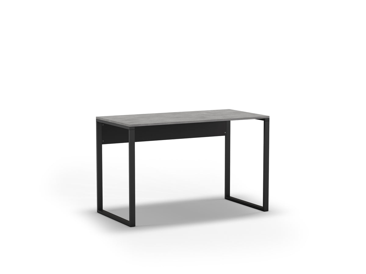 Tollek 100/110 cm Desk with 18 mm Top and Metal Legs — Retro Grey & Black (100 cm), image 2
